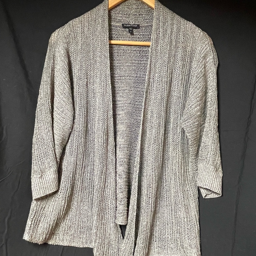 Eileen Fisher Open Front Cardigan